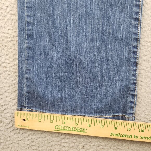 Levi's 512 Jeans Womens 10 Misses Blue Perfectly Slimming Boot Cut Stretch Denim - Picture 5 of 12